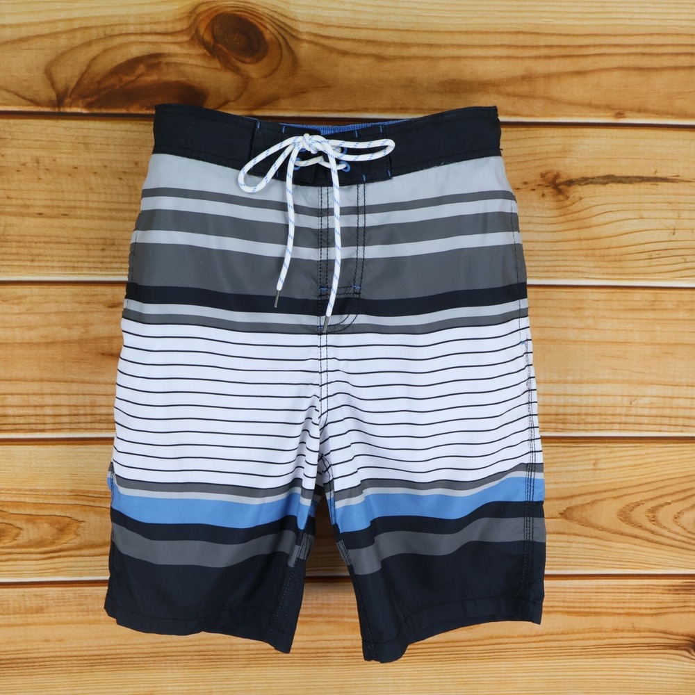 Goodfellow & Co.‎ Swim Trunks w/Liner Mens Sz S Multicolor Striped Stretch Waist